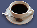restaurant gurmán - šálek kávy